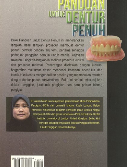 PANDUAN UNTUK DENTUR PENUH - Image 2