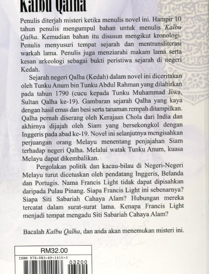 NOVEL SEJARAH: KALBU QALHA - Image 2
