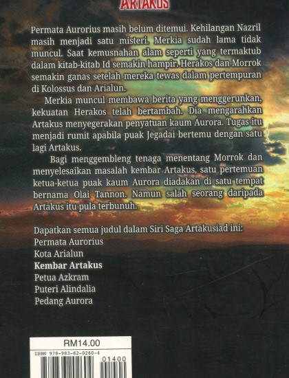 NOVEL REMAJA: KEMBAR ARTAKUS - Image 2
