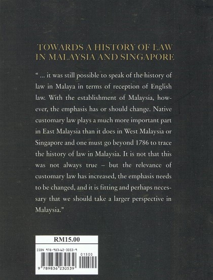 TOWARDS A HISTORY OF LAW IN MALAYSIA AND SINGAPORE - Image 2
