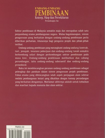 UNDANG-UNDANG PEMBINAAN KONSEP, SKOP DAN PERSEKITARAN PERUNDANGAN AM - Image 2