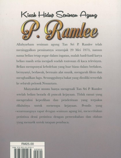 KISAH HIDUP SENIMAN AGUNG P.RAMLEE - Image 2