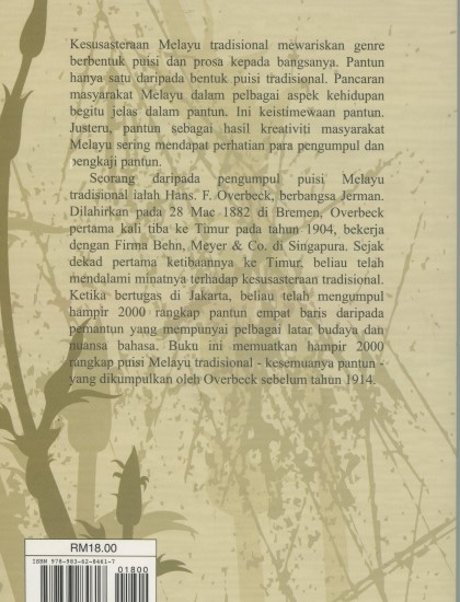 HATI MESRA PANTUN MELAYU SEBELUM 1914 - Image 2