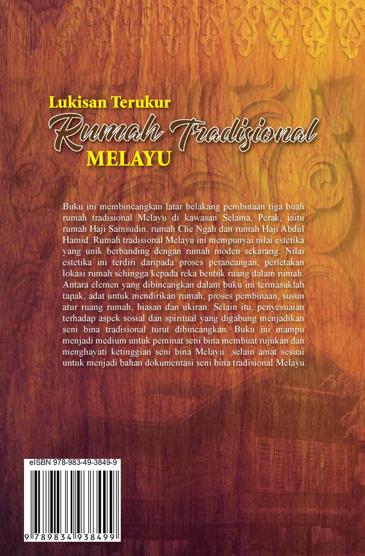 LUKISAN TERUKUR RUMAH TRADISIONAL MELAYU