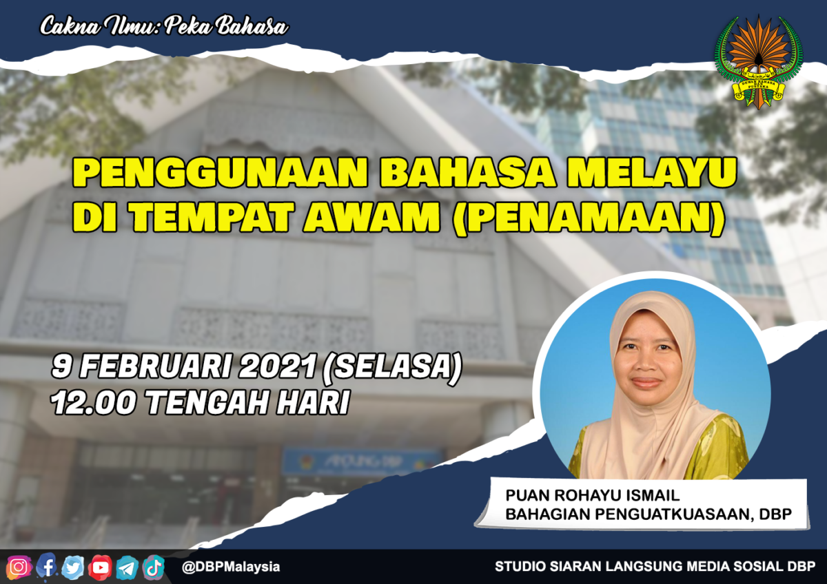 Penggunaan Bahasa Melayu di Tempat Awam
