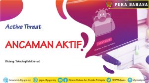 pekabahasa ancaman aktif
