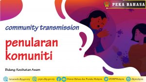 Template peka bahasa community transmission 01