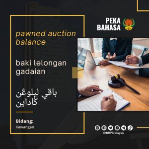 10. baki lelongan gadaian