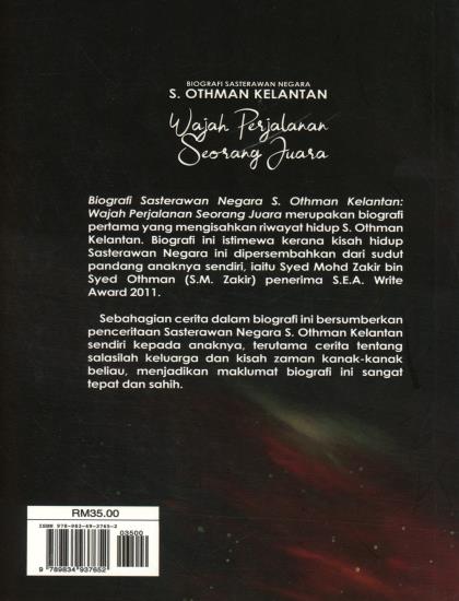 BIOGRAFI SASTERAWAN NEGARA S. OTHMAN KELANTAN: WAJAH PERJALANAN SEORANG JUARA - Image 2