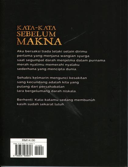 KUMPULAN SAJAK: KATA-KATA SEBELUM MAKNA - Image 2