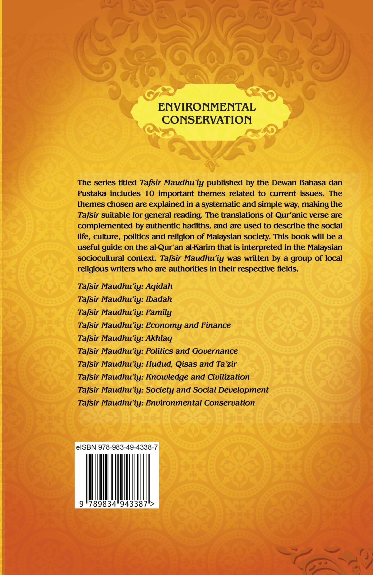 TAFSIR MAUDHU'IY: ENVIRONMENTAL CONSERVATION (K/K) - Image 2