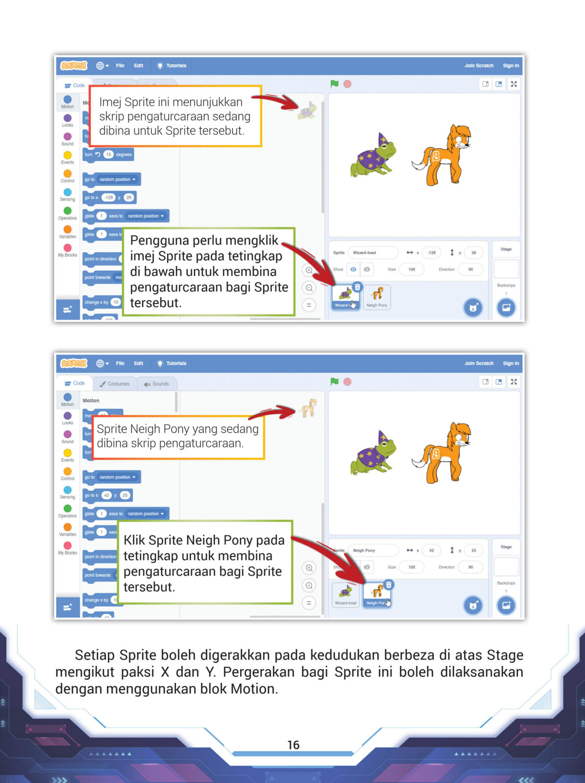 TUTORIAL ANIMASI ASAS: SCRATCH 3.0 SIRI 1 - Image 4