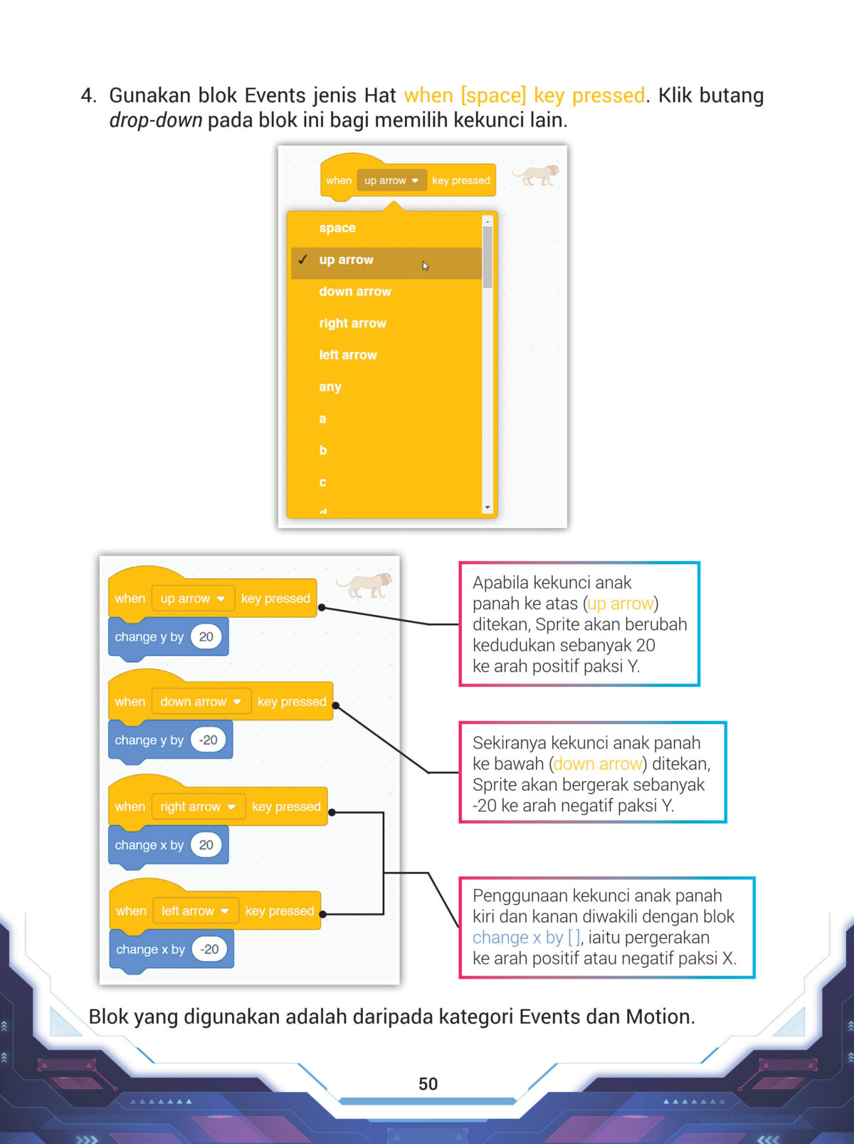 TUTORIAL ANIMASI ASAS: SCRATCH 3.0 SIRI 1 - Image 5