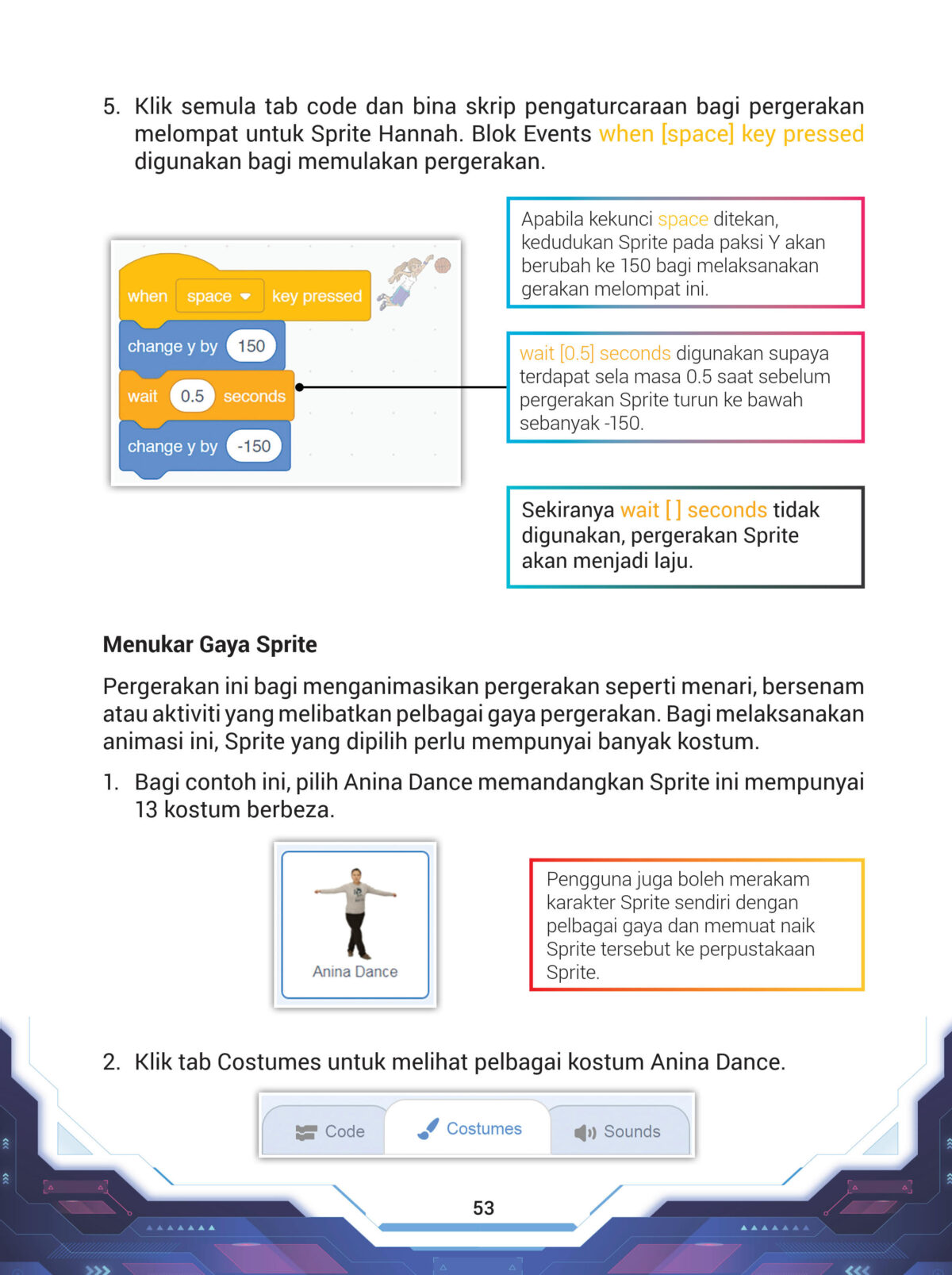 TUTORIAL ANIMASI ASAS: SCRATCH 3.0 SIRI 1 - Image 6