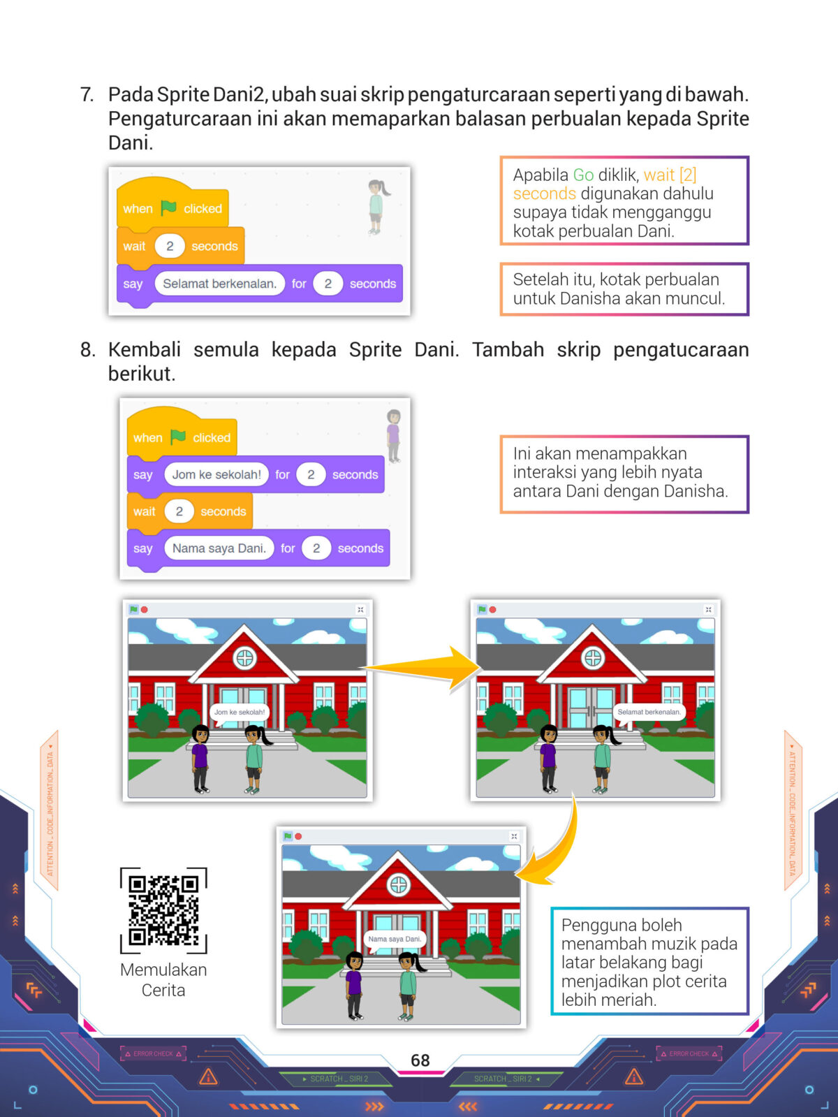 TUTORIAL ANIMASI ASAS: SCRATCH 3.0 SIRI 2 - Image 5