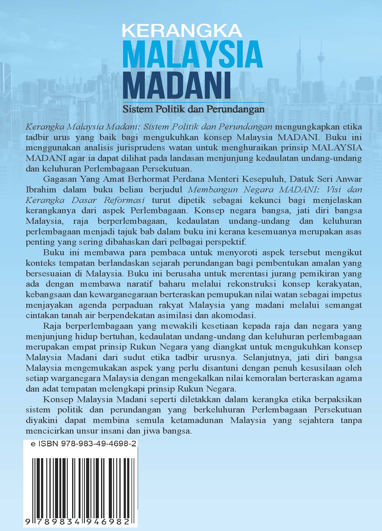 KERANGKA MALAYSIA MADANI: SISTEM POLITIK DAN PERUNDANGAN - Image 2