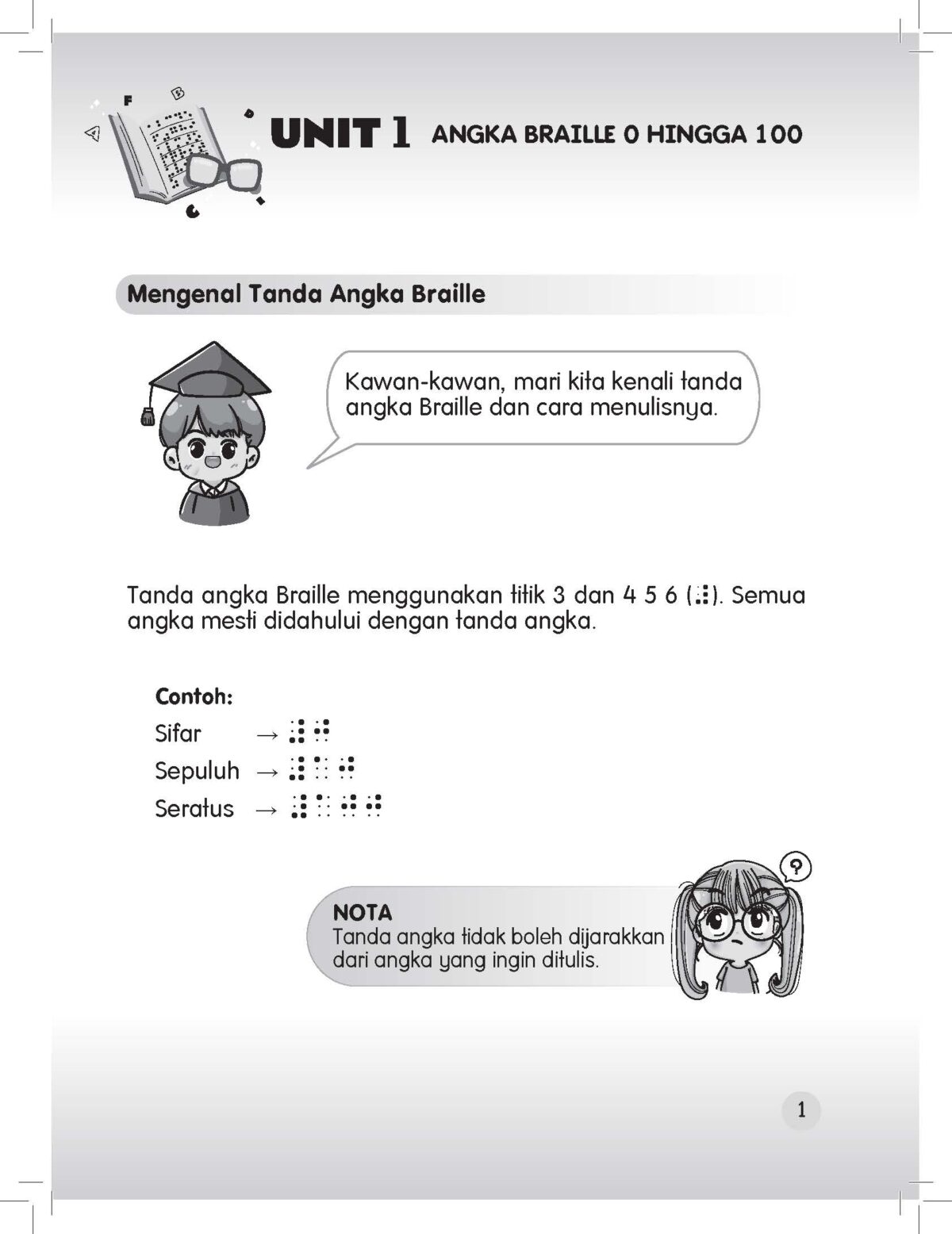 KOD BRAILLE MATEMATIK TAHUN 1 - Image 4