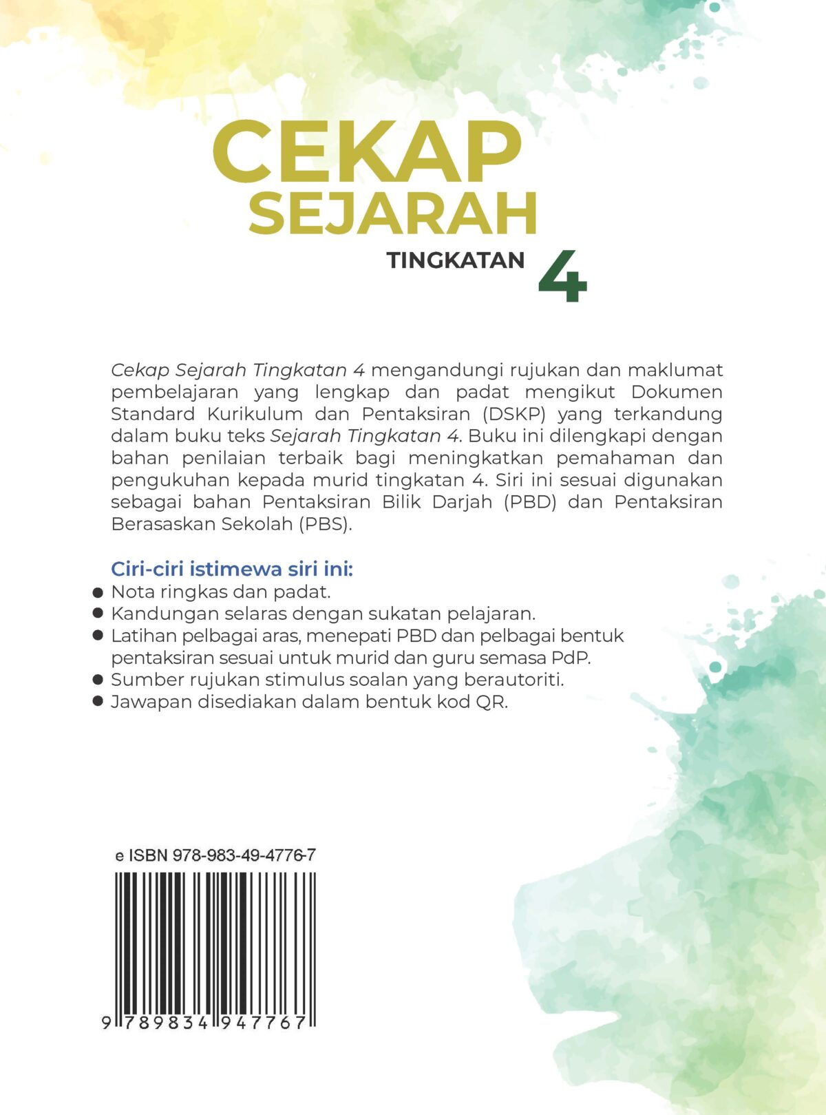 SIRI BUKU SOKONGAN PENDIDIKAN: CEKAP SEJARAH TINGKATAN 4 - Image 5
