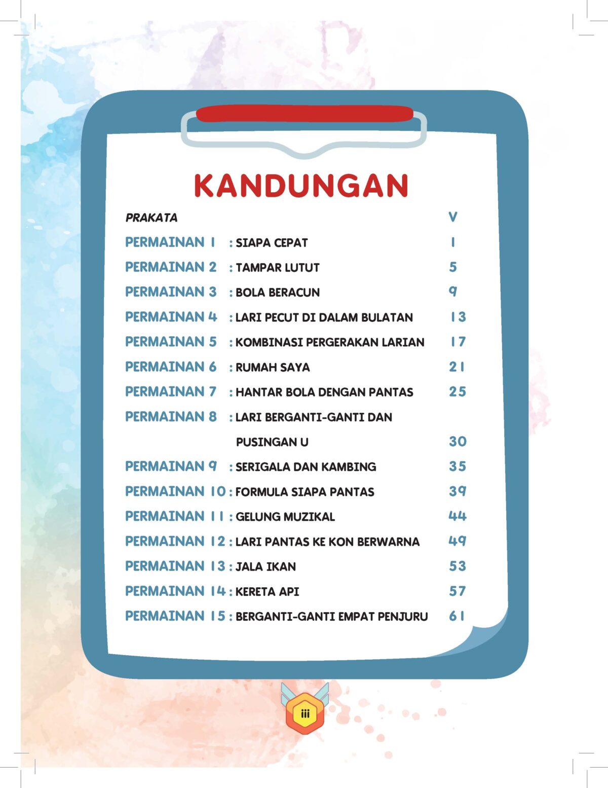 SIRI SOKONGAN PENDIDIKAN JASMANI: PERMAINAN KECIL TAHAP 1 - Image 3