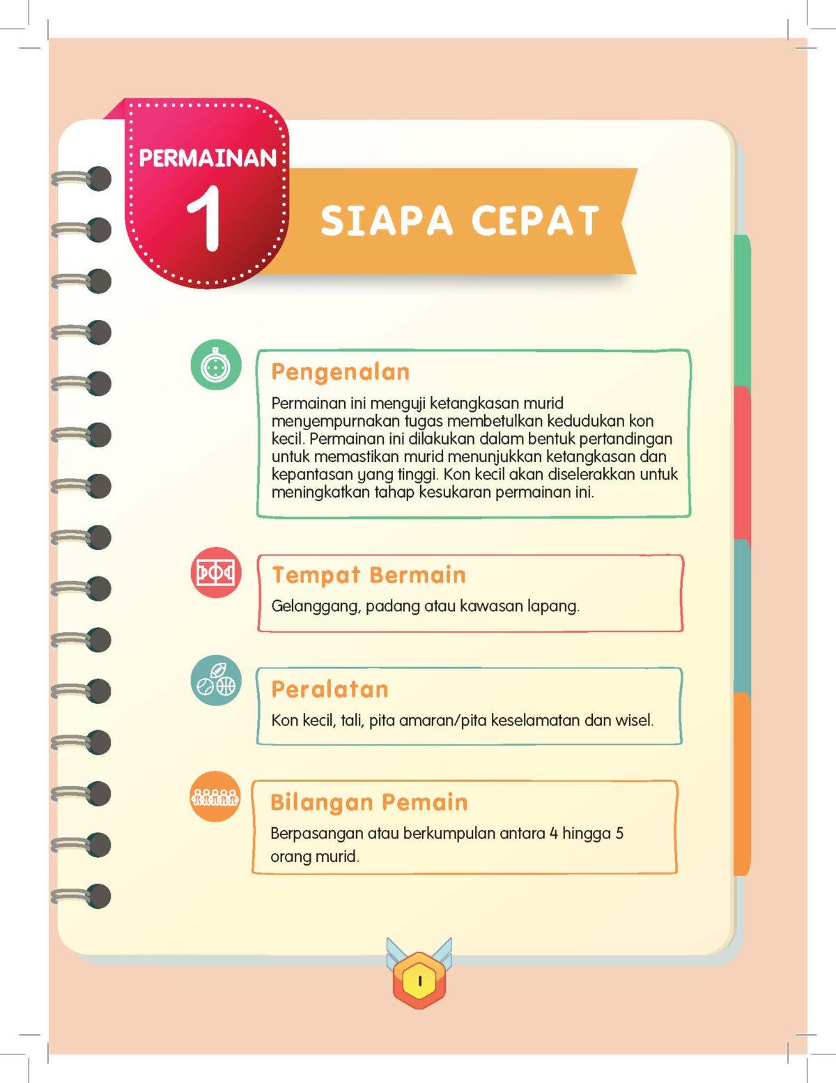 SIRI SOKONGAN PENDIDIKAN JASMANI: PERMAINAN KECIL TAHAP 1 - Image 4