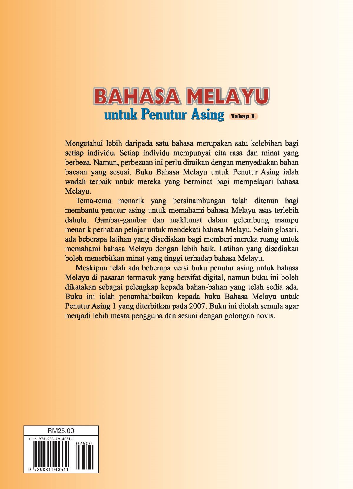 BAHASA MELAYU UNTUK PENUTUR ASING TAHAP 1 - Image 2