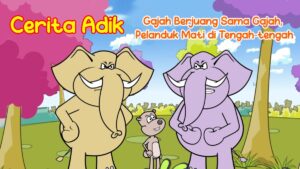 gajah sama gajah pelanduk mati