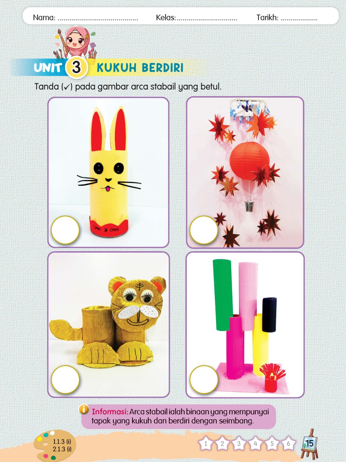 SIRI KREATIF SENI VISUAL: DIDIK SENI VISUAL TAHUN 2 BUKU AKTIVITI - Image 4
