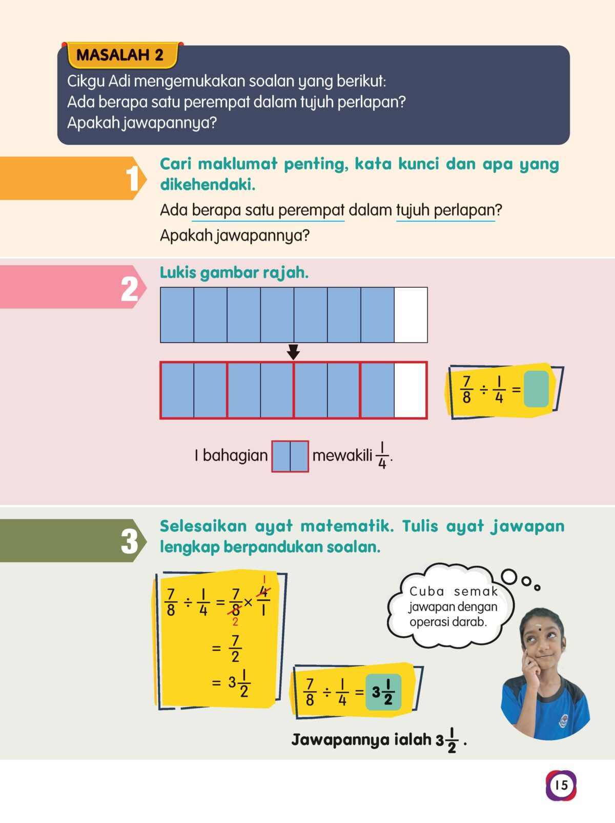 PENYELESAIAN MASALAH: MEMBAHAGI PECAHAN - Image 4