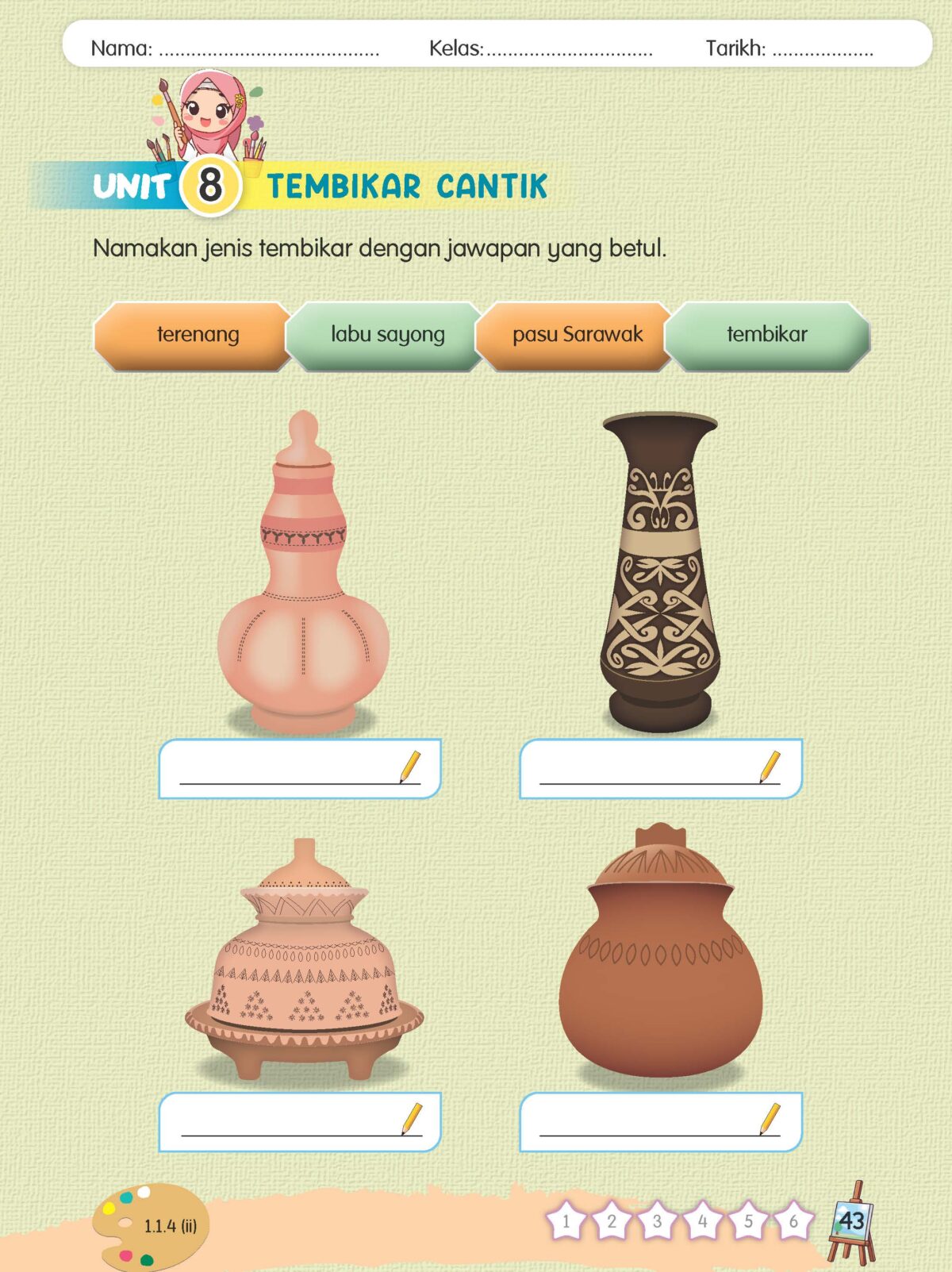 SIRI KREATIF SENI VISUAL: DIDIK SENI VISUAL TAHUN 2 BUKU AKTIVITI - Image 6