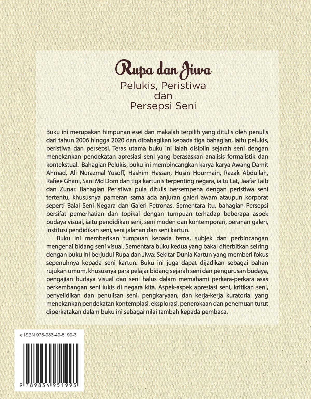 RUPA DAN JIWA: PELUKIS, PERISTIWA DAN PERSEPSI SENI - Image 2