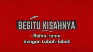 rama rama dengan labah labah
