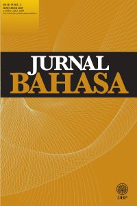 JURNAL BAHASA JILID 25 BIL. 2 DISEMBER 2025