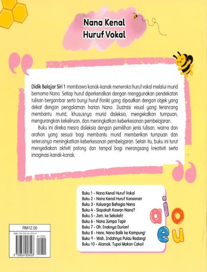 DIDIK BELAJAR 1: NANA KENAL HURUF VOKAL - Image 2