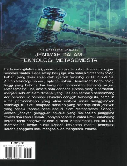 SIRI BICARA PERUNDANGAN: JENAYAH DALAM TEKNOLOGI METASEMESTA - Image 2