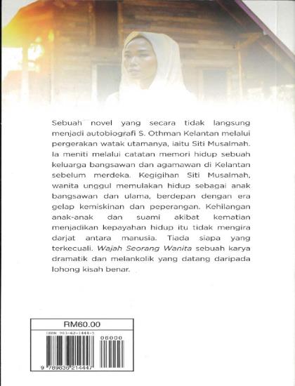 SASTERAWAN NEGARA S. OTHMAN KELANTAN: WAJAH SEORANG WANITA - Image 2