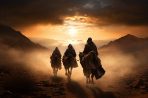 toys three wise men camels